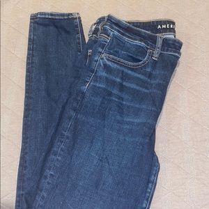 American Eagle Jeans. Small defects. Dark wash.